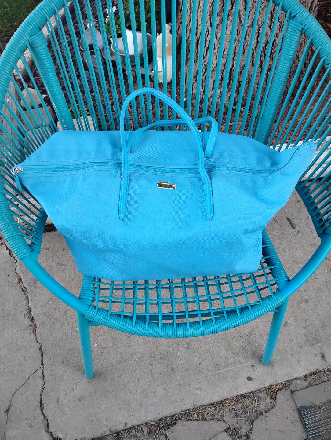Lacoste Blue Duffle Bag - photo 2