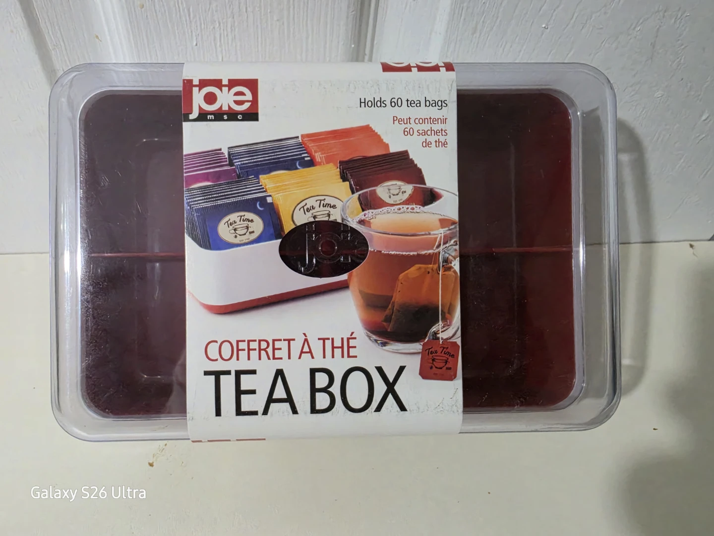 Joie COFFRET À THÉ" Tea Box Holds 60 Tea Bags - photo 2