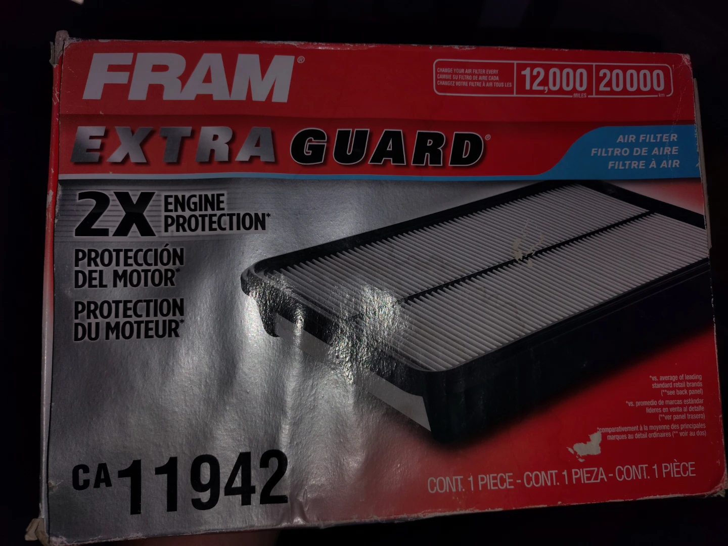 FRAM Extra Guard CA11942 Air Filter