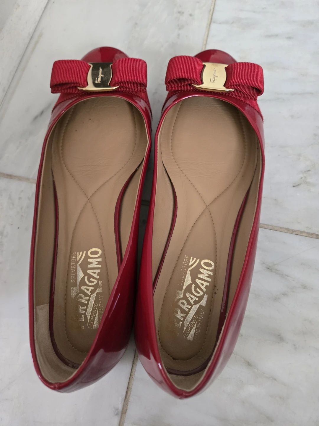 Salvatore Ferragamo Varina Ballet Flats Red - photo 2