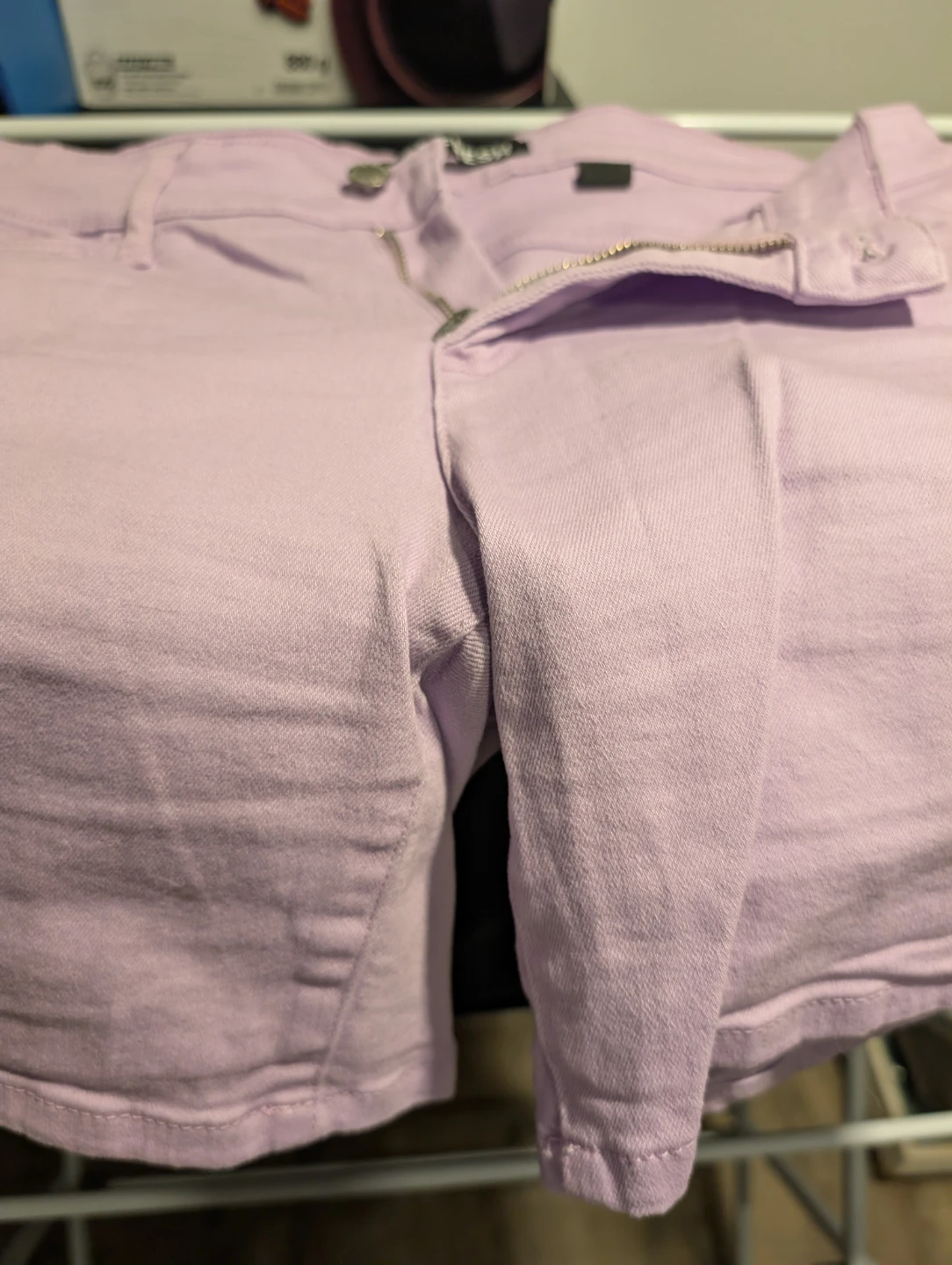 Joe Fresh Lavender Denim Shorts Size 28