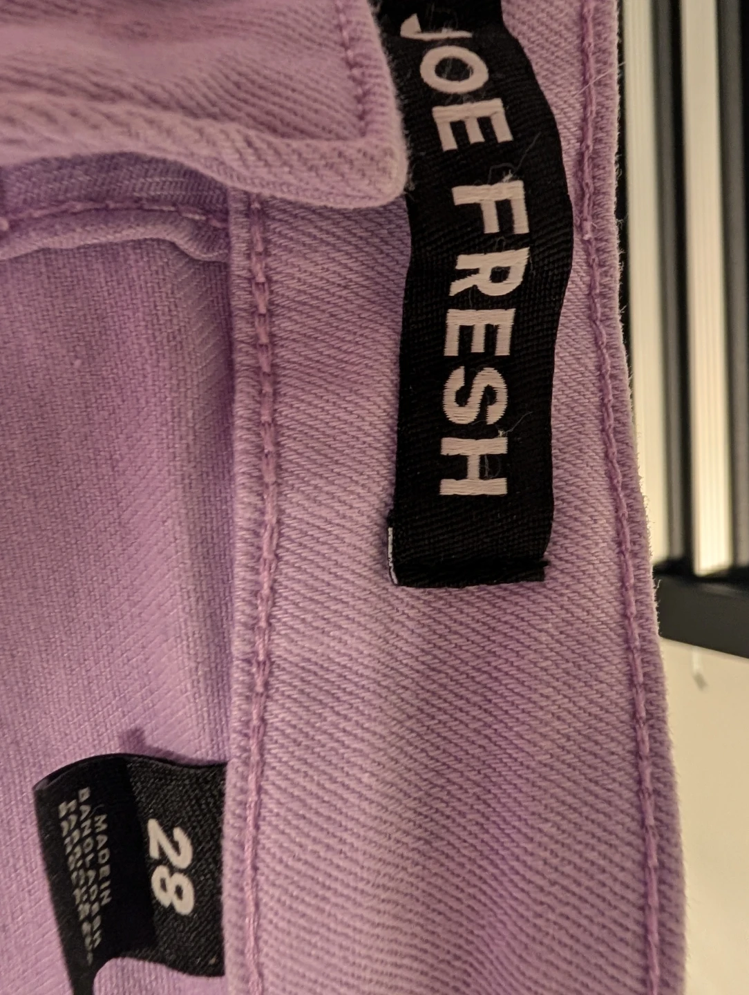 Joe Fresh Lavender Denim Shorts Size 28 - photo 2