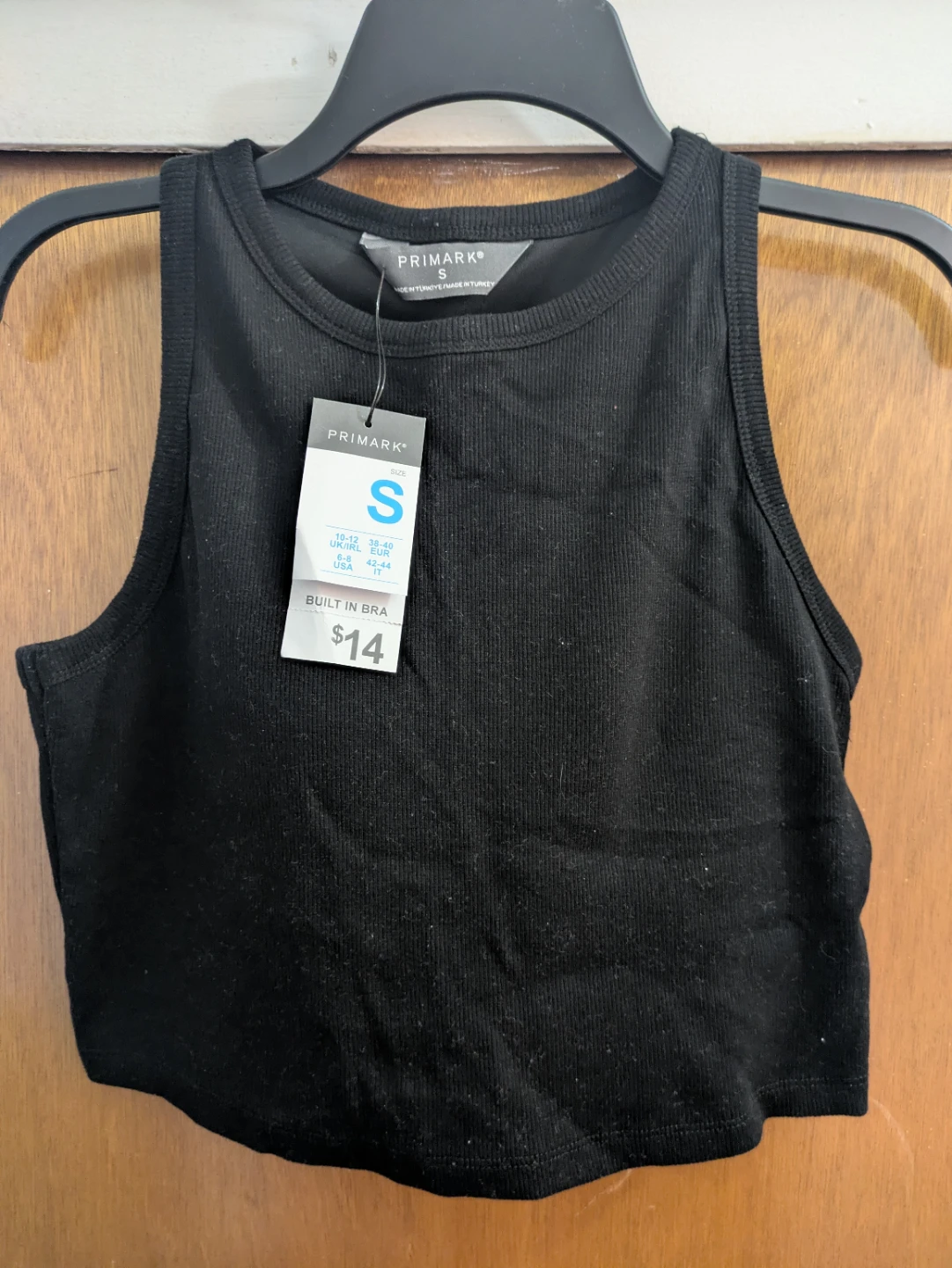 Primark Ribbed Crop Tank Top with Bra - Small / $5ea