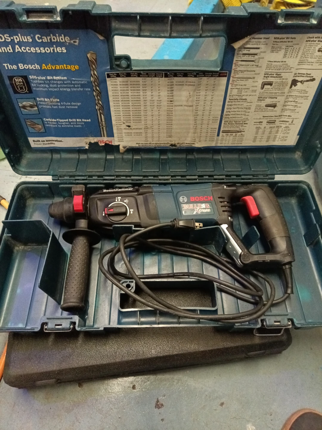 Bosch Bulldog Xtreme Rotary Hammer Drill