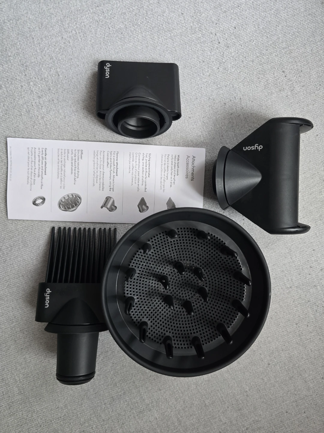 Dyson NEW Hair Dryer Attachments