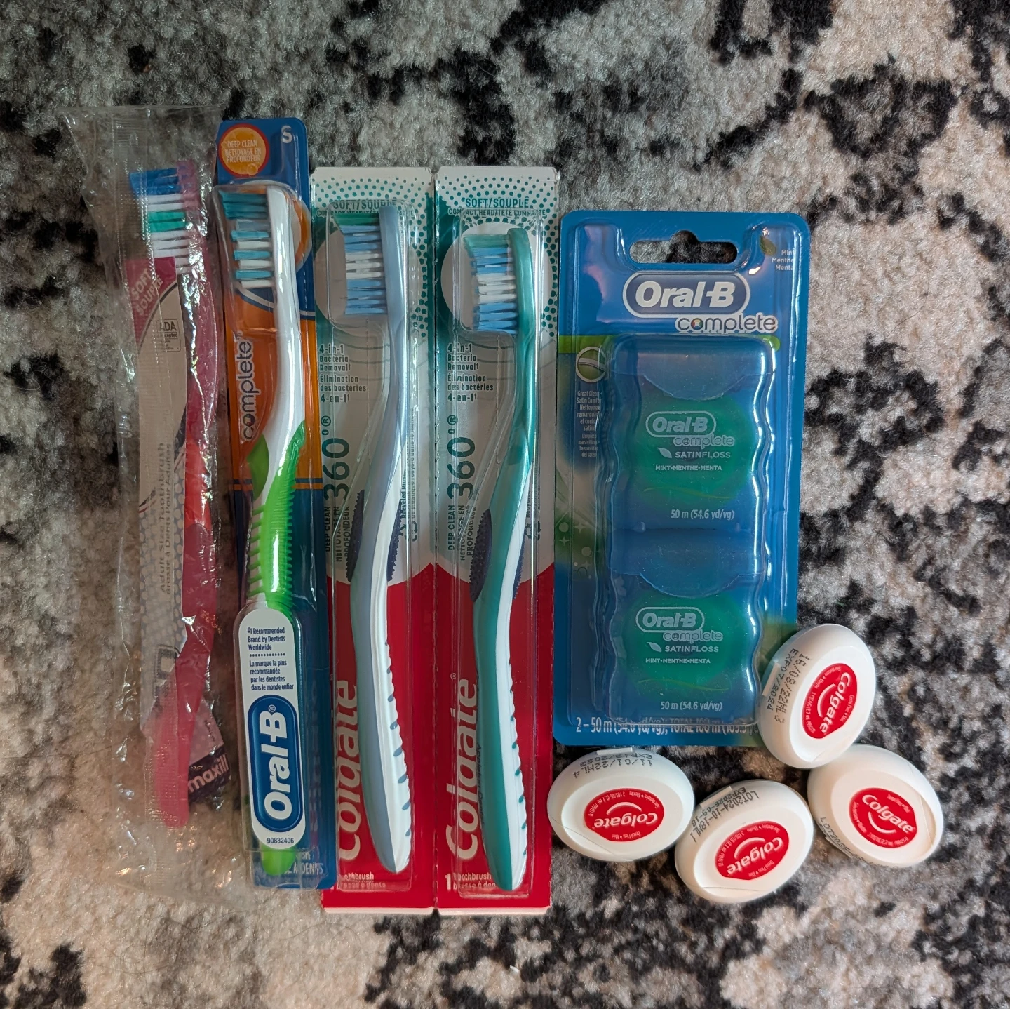 FREE Toothbrushes and Floss - Colgate and Oral-B