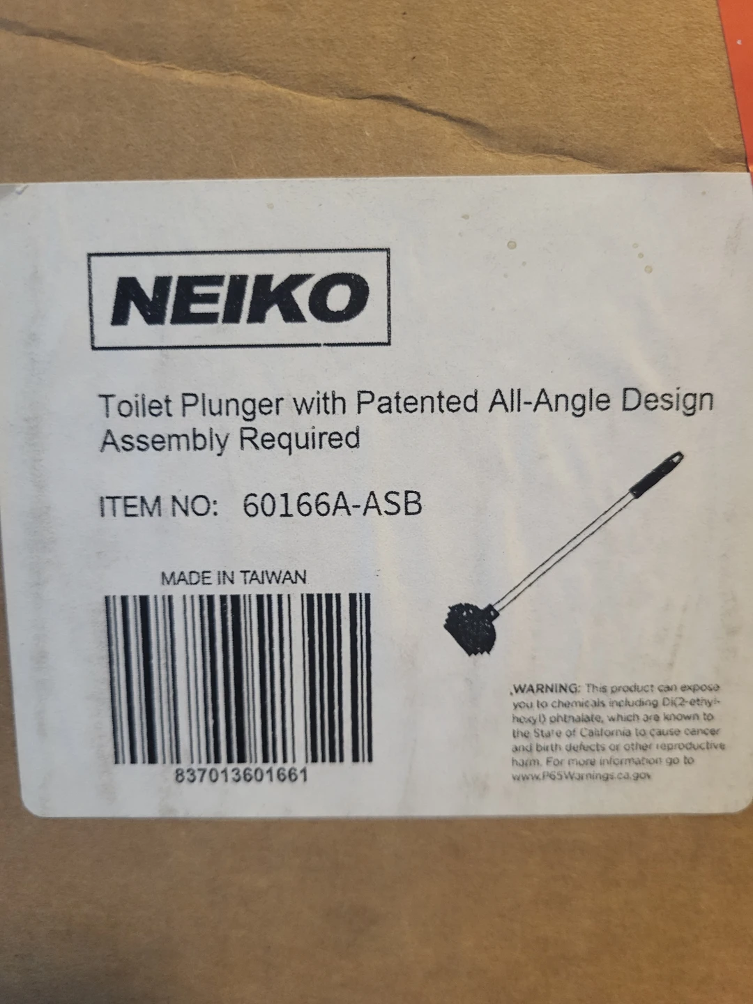 NEIKO 60166A Toilet Plunger with All-Angle Design - photo 3