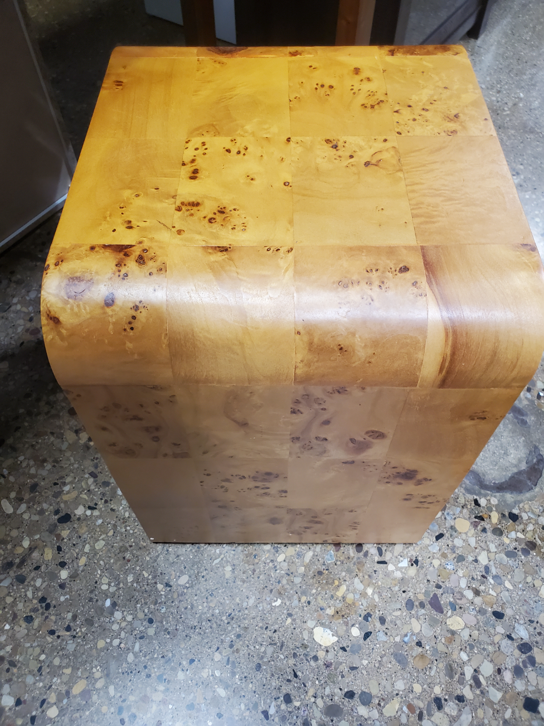 Burl Wood Waterfall End Table - photo 5
