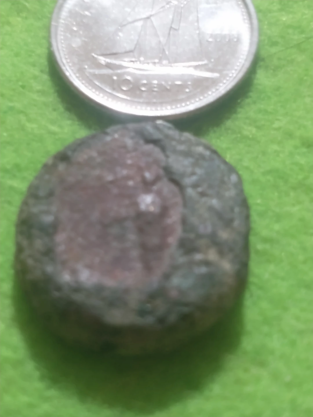 Unattributed ancient Greek countermarked coin - photo 4