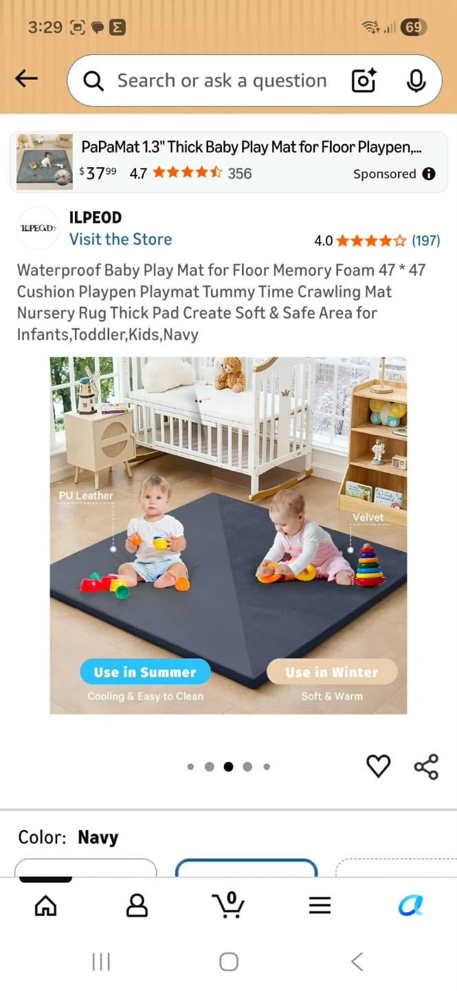 PapaMat 1.3" Thick Baby Play Mat - photo 3