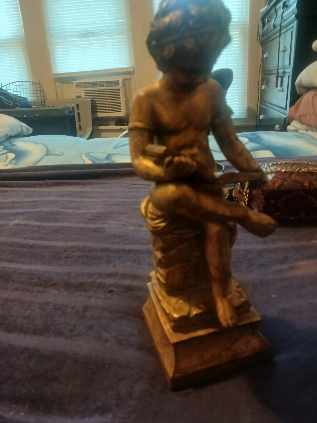 Vintage Cherub Statue