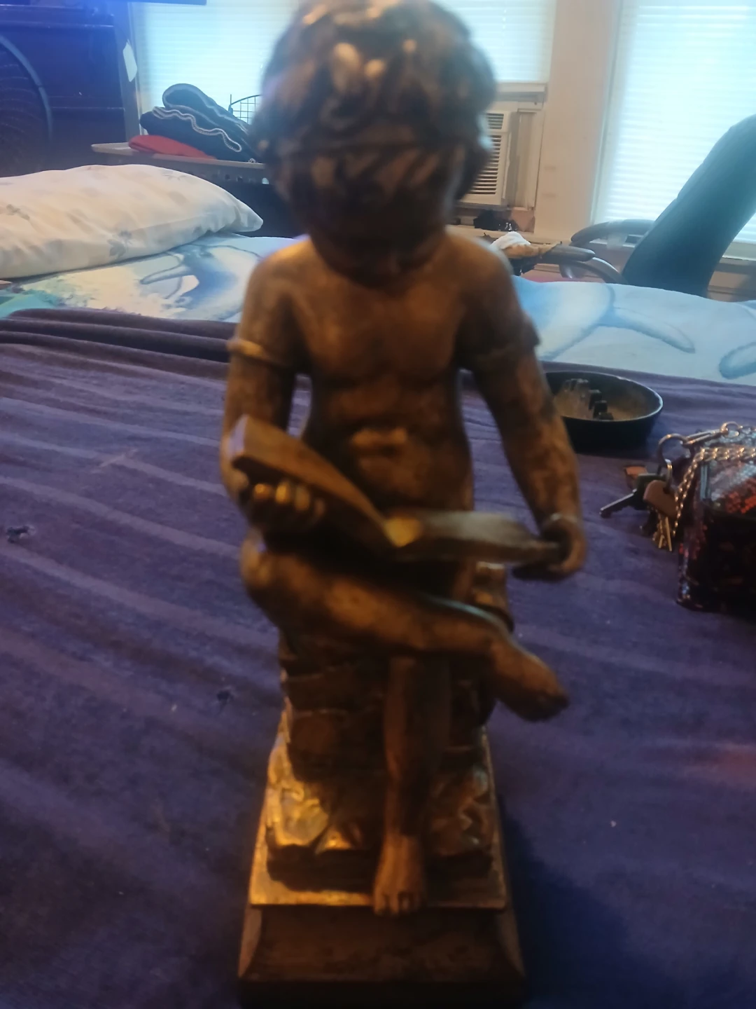 Vintage Cherub Statue - photo 2