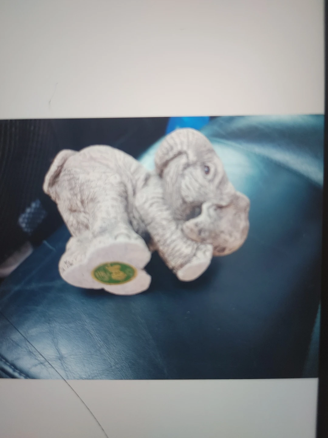 Ceramic Elephant Figurine thomas jefferson collection