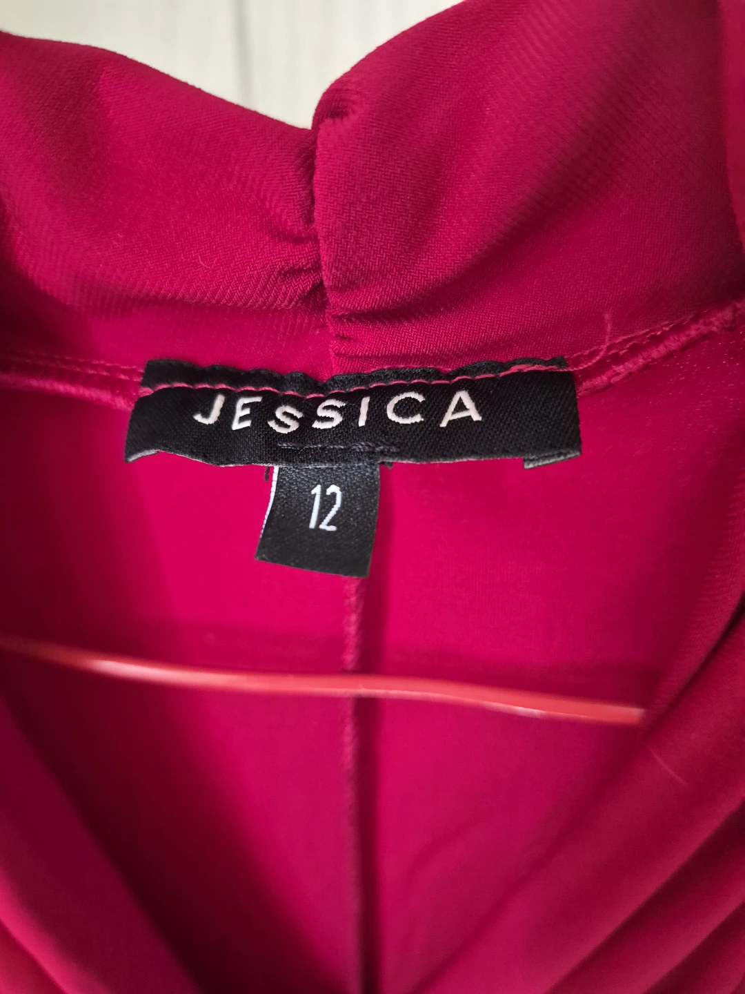 Jessica Women's Red Sleeveless Dress Size 12 - photo 2