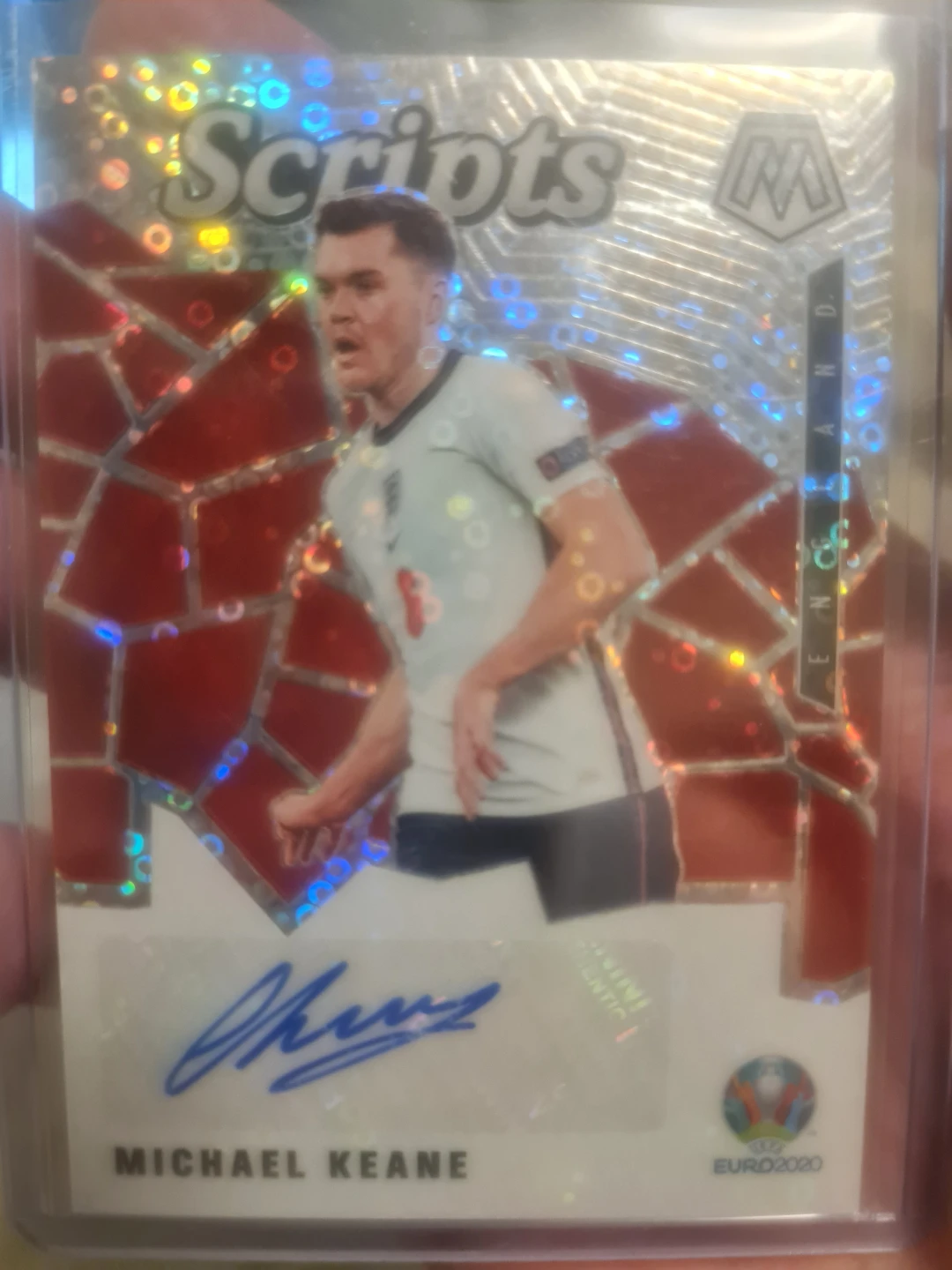 Michael Keane Autograph Soccer Card - EURO 2020