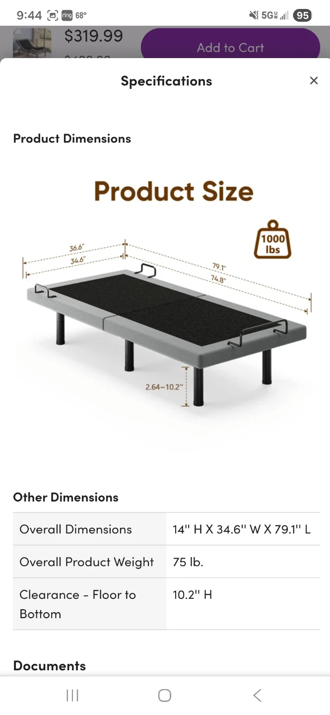 Alwyn Home Adjustable Bed Frame Zero Gravity & Anti-Snore - photo 2