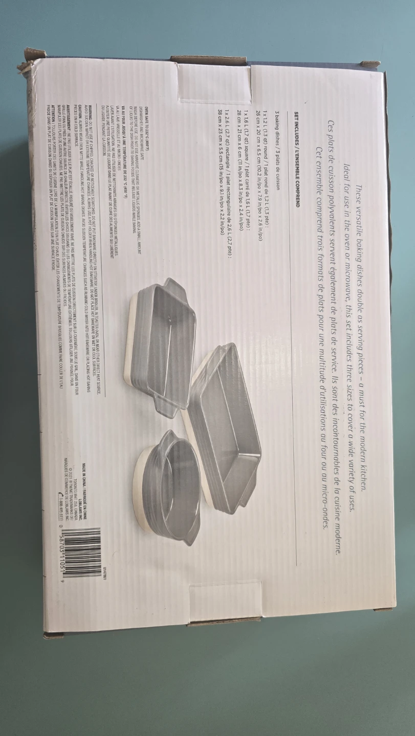 President's Choice Stoneware Bakeware Set - photo 3