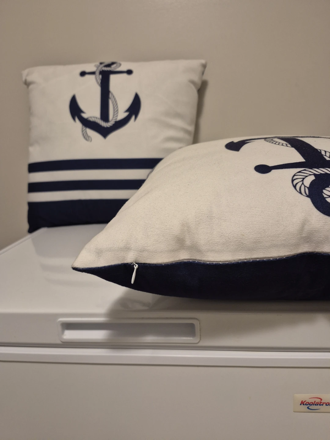 Set of 3 Nautical Anchor ⚓️ Throw Pillows - photo 4