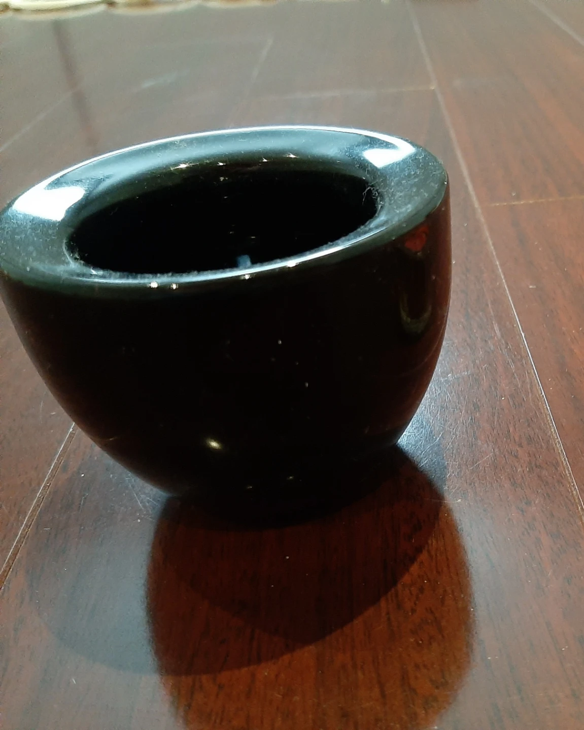 FREE Black Ceramic Pot / Container / Candleholder
