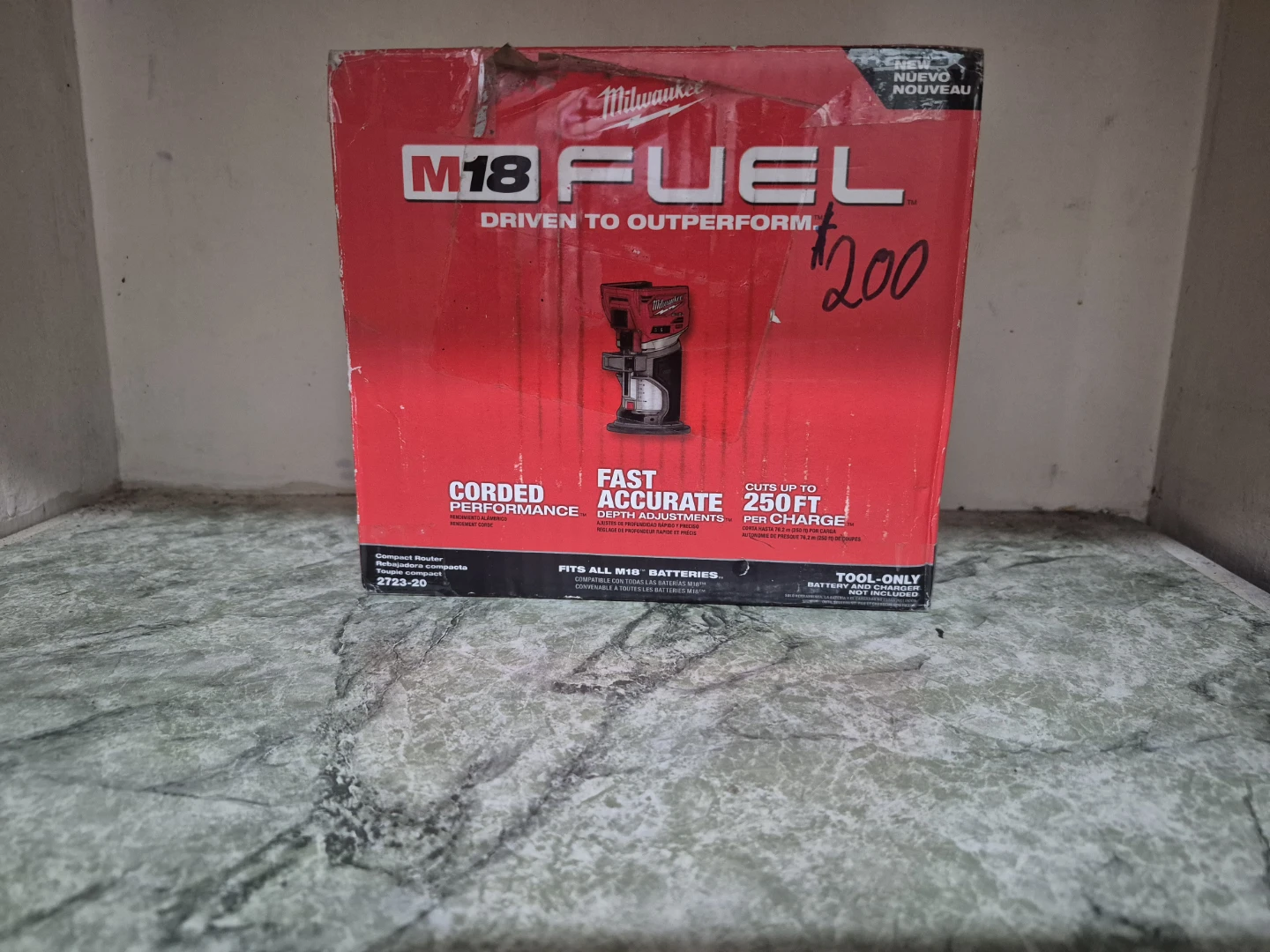 Milwaukee M18 FUEL Compact Router 2723-20 Tool-Only