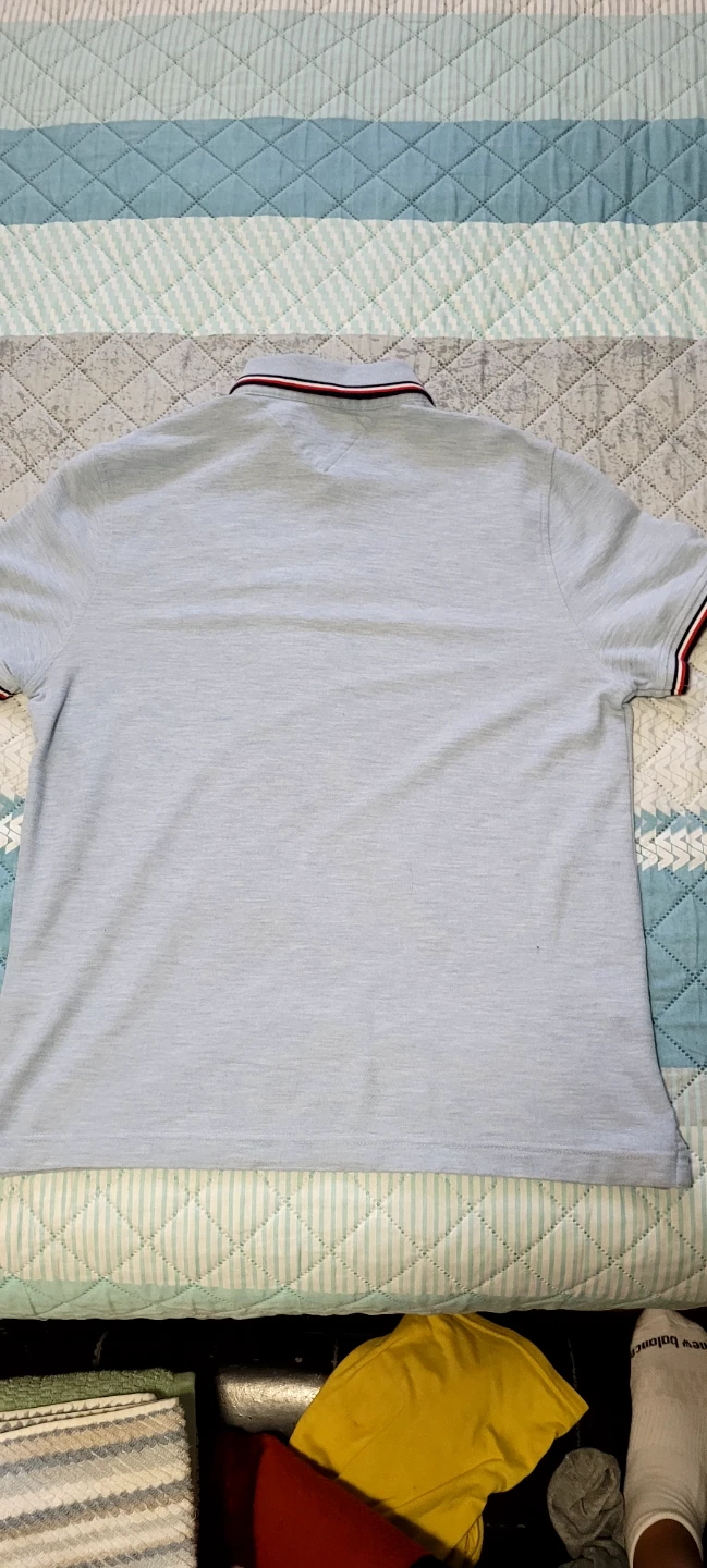 Tommy Hilfiger Light Blue Polo Shirt - photo 4
