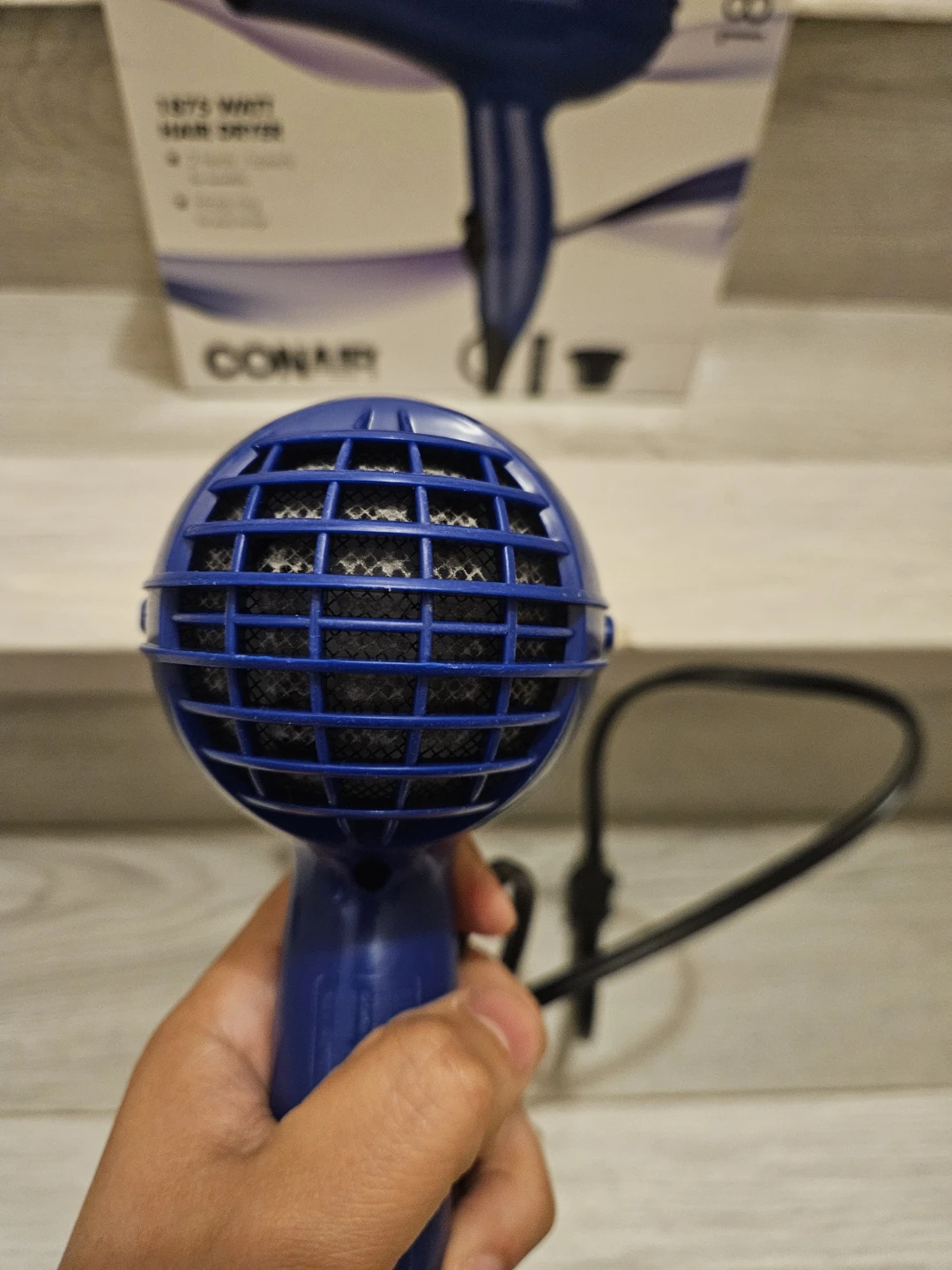 Conair 1875 Watt Hair Dryer - Blue - photo 2