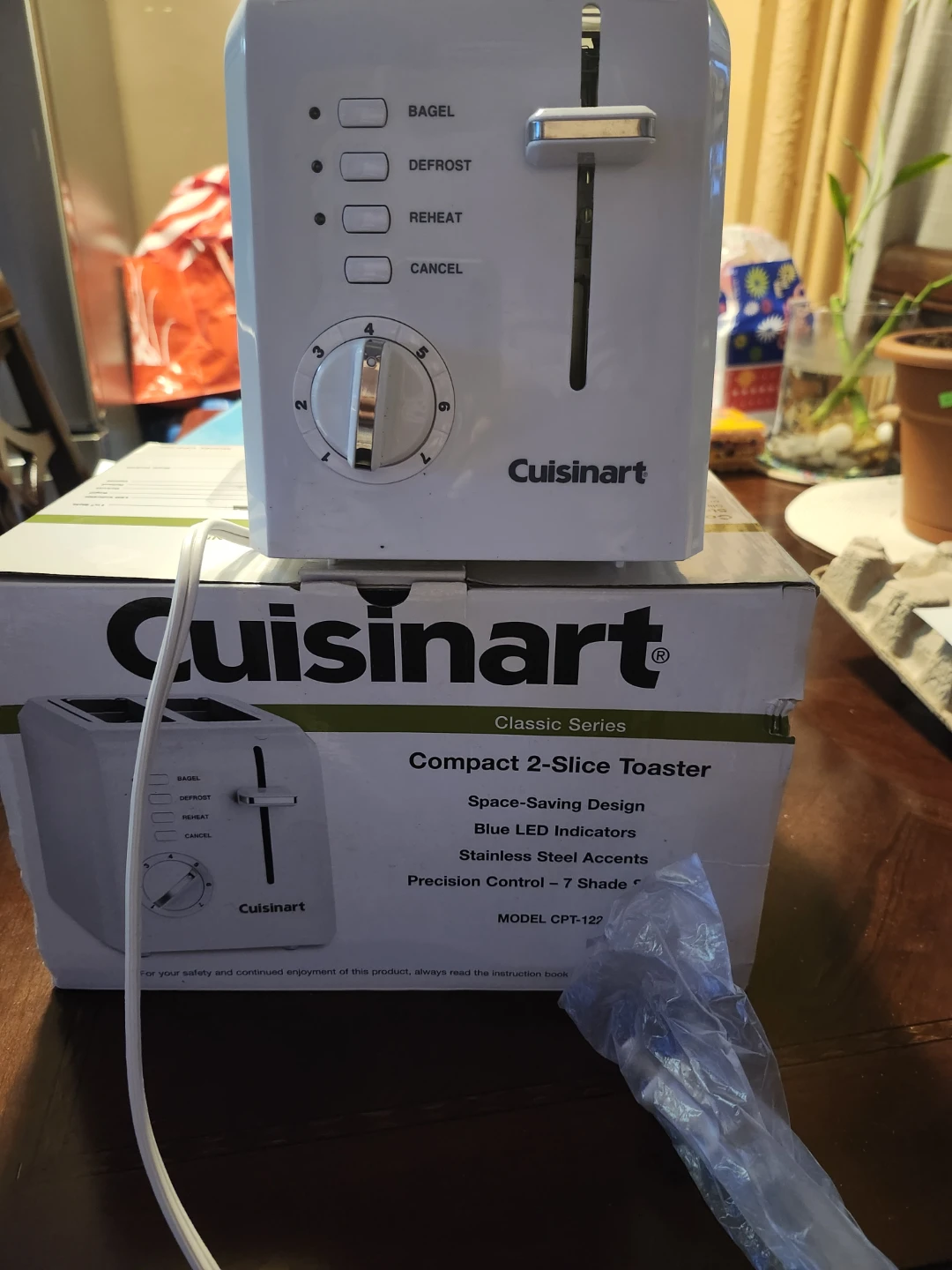 Cuisinart Compact 2-Slice Toaster - White (CPT-122)