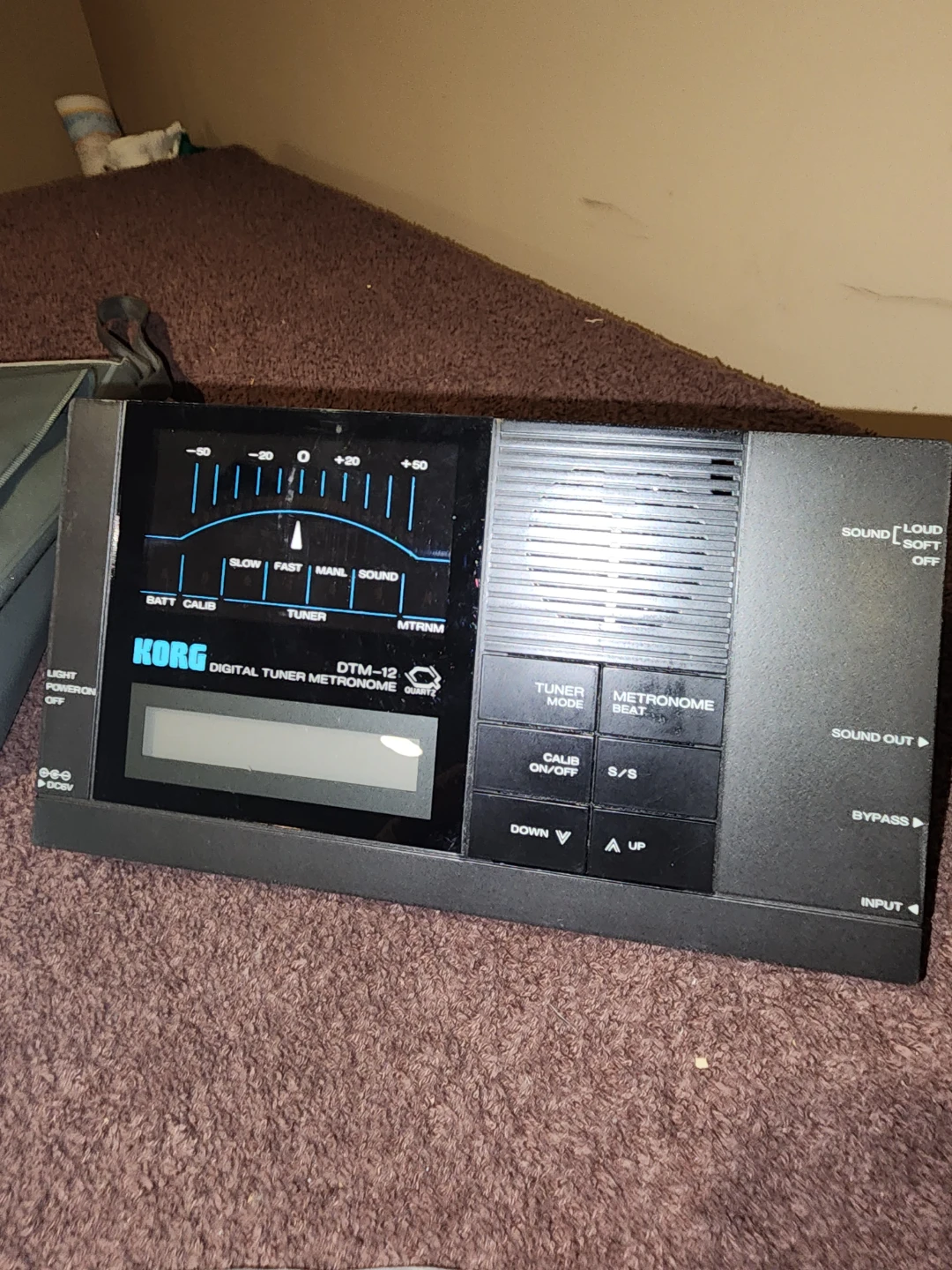 Korg DTM-12 Digital Tuner Metronome - photo 2