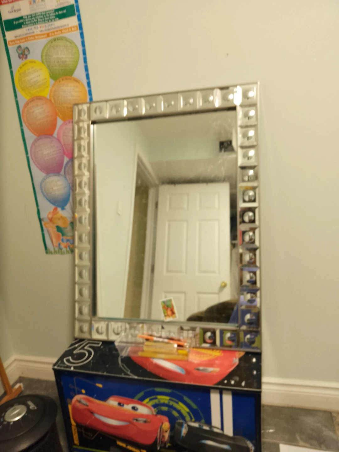 Decorative Mirror with Beveled Frame