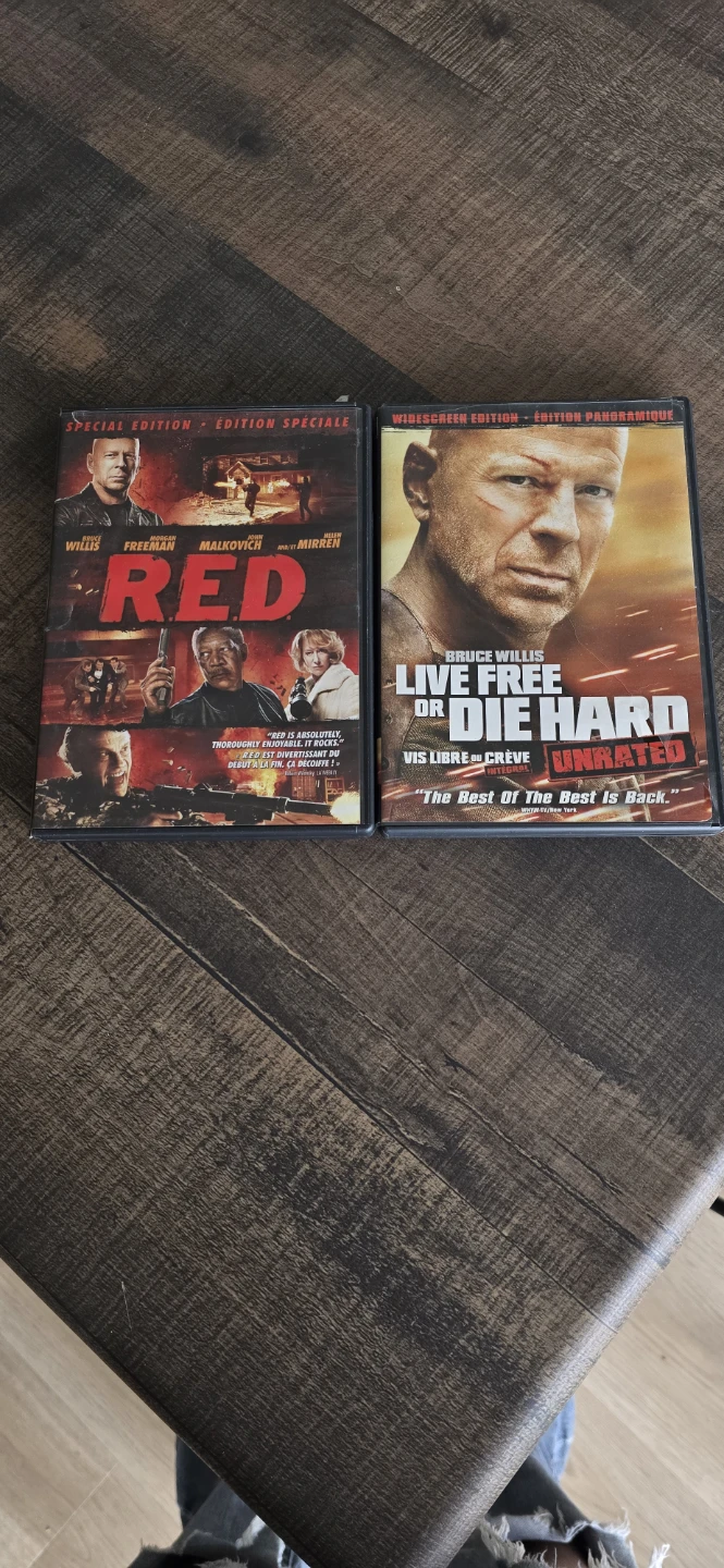Bruce willis bundle dvd