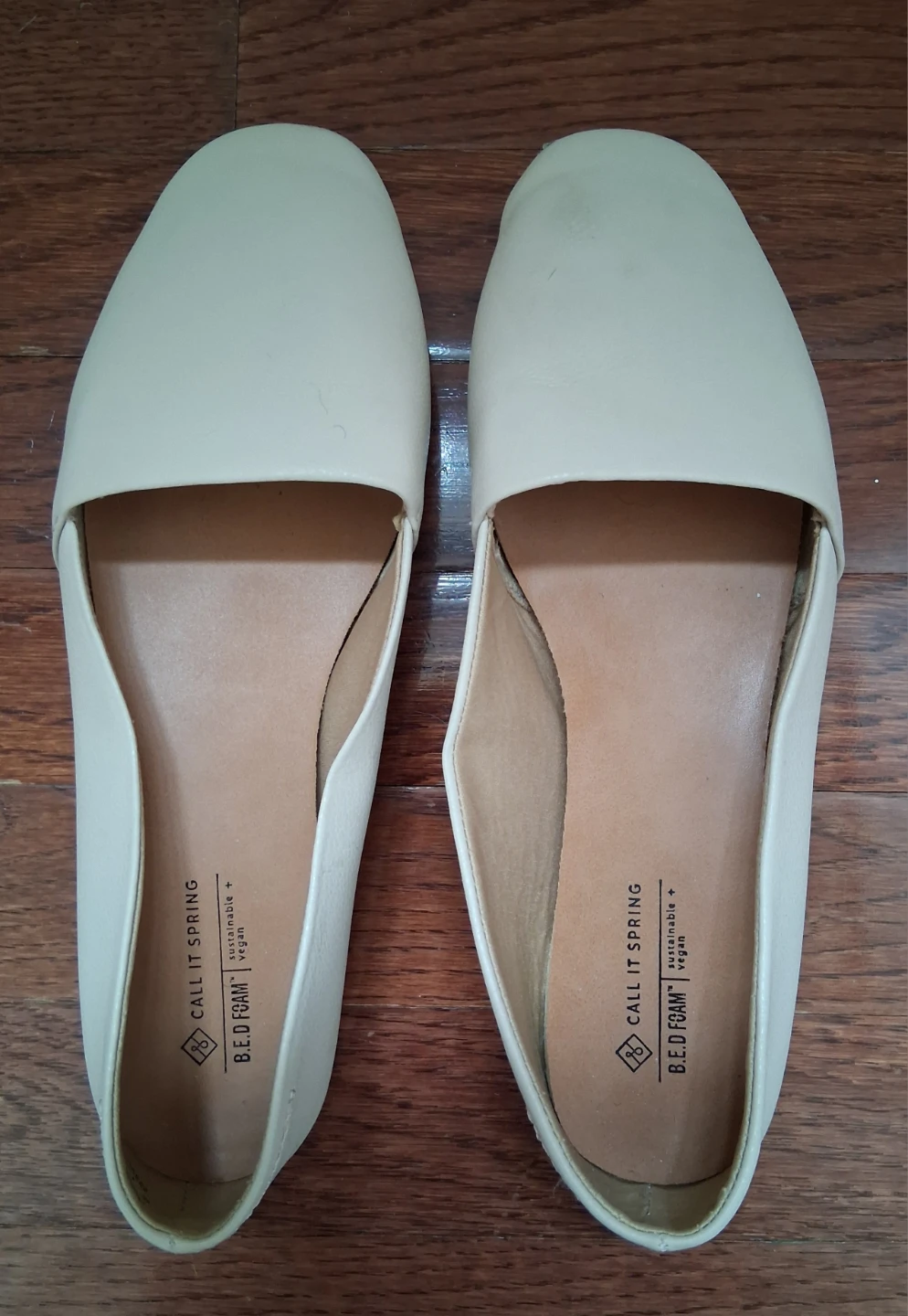 Call It Spring Pinky Beige Vegan Loafers