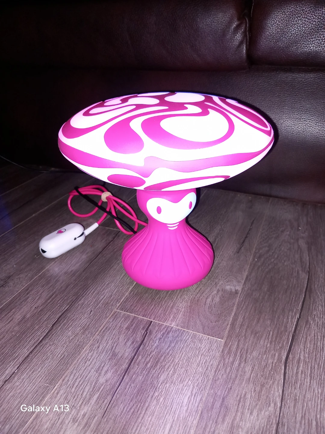 Wisdom Truffle Moon Lamp in pink designed by Karim Rashid.