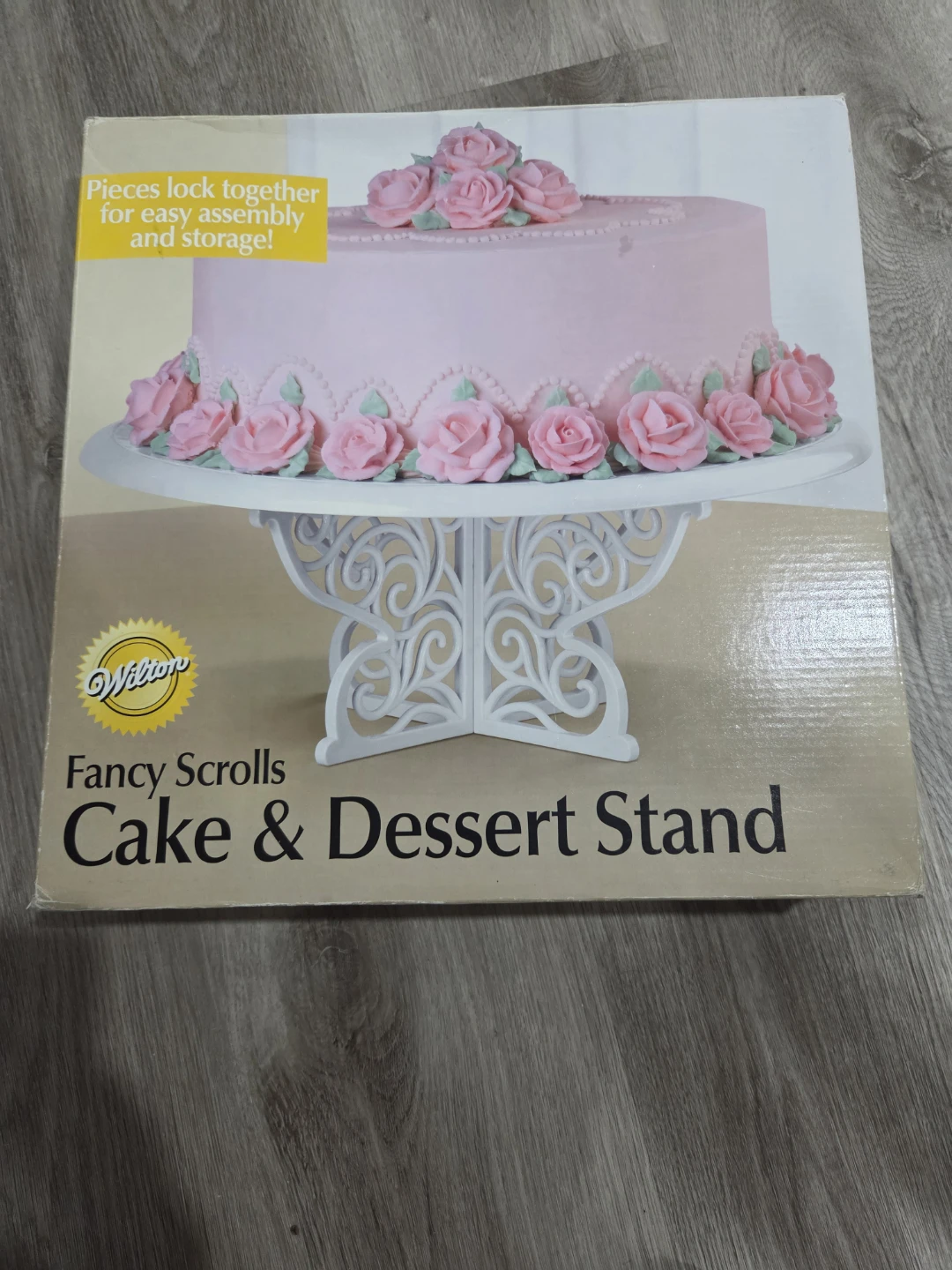 Wilton Fancy Scrolls Cake & Dessert Stand