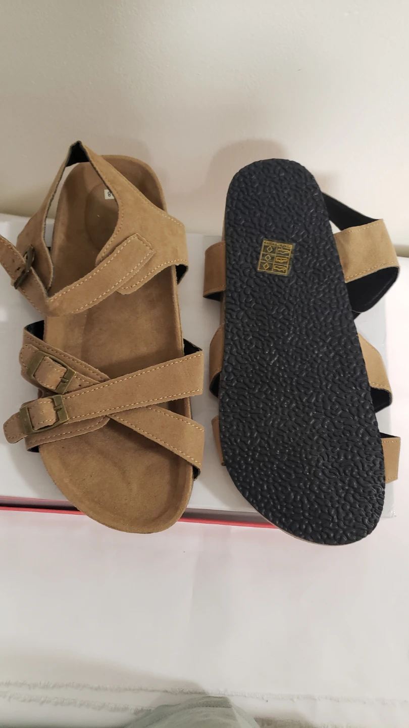 Brand new Open Toe Buckle Strap Sandals Size 7,5 -8 - photo 2