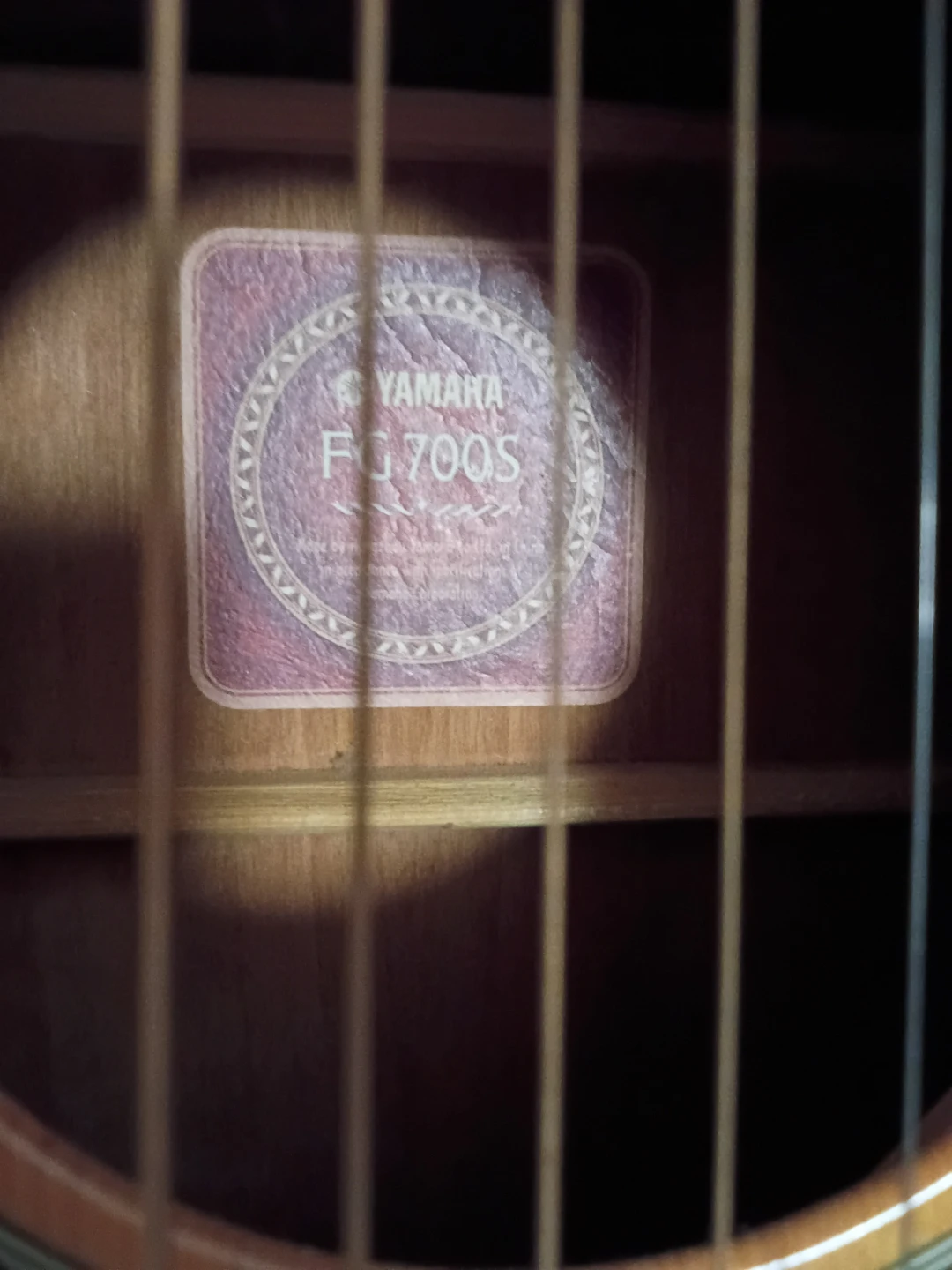 Yamaha FG700S Acoustic Guitar - photo 2