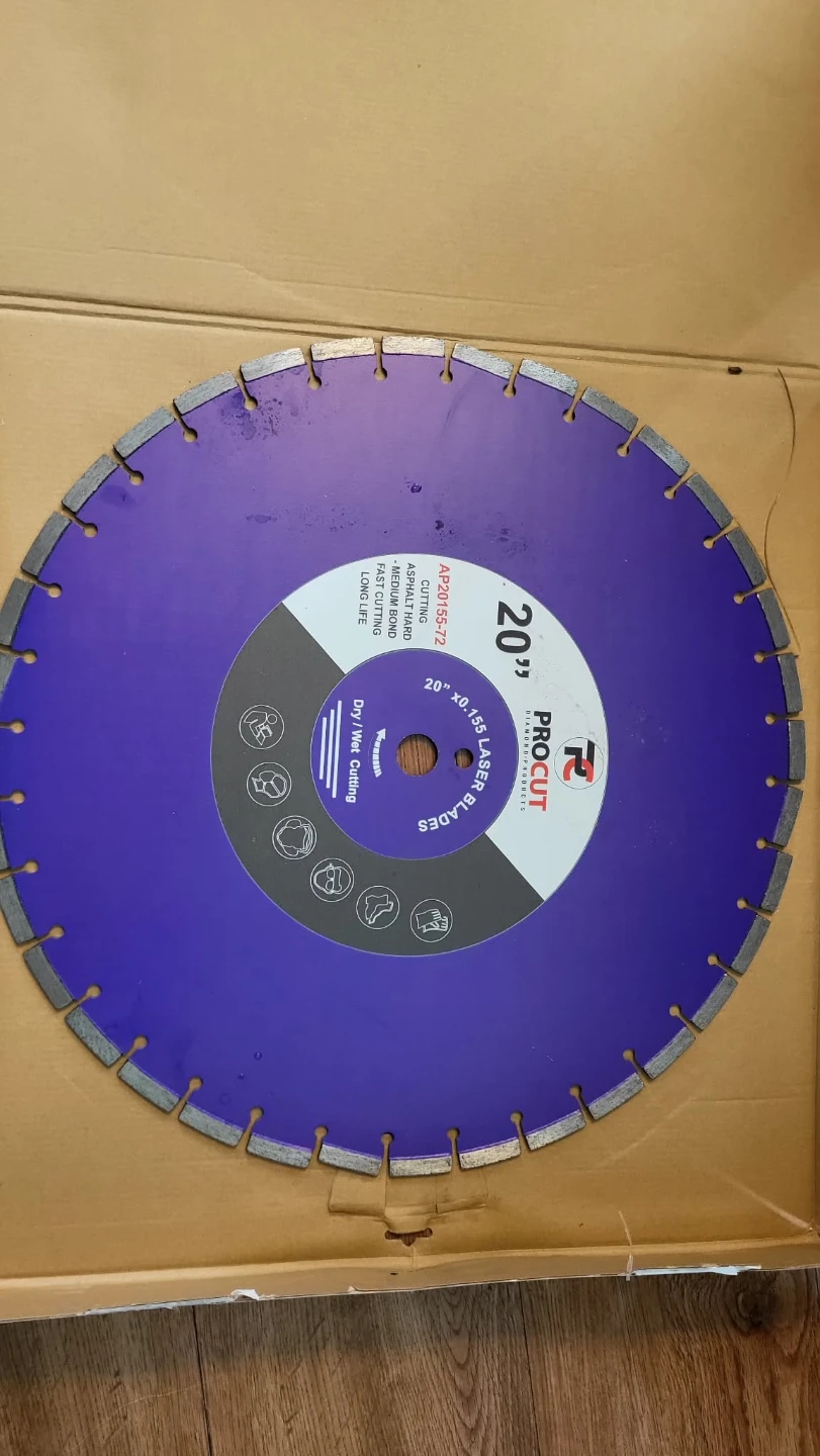 Procut 20" Diamond Laser Blade for Reinforced Concrete - photo 2