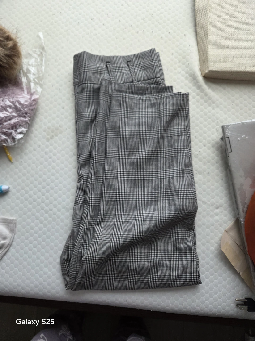 Plaid Dress Pants