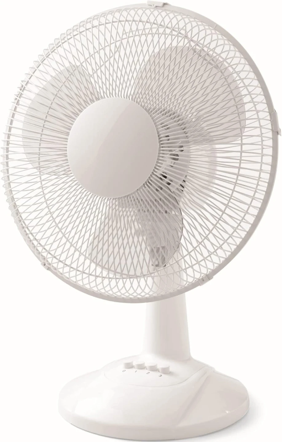 White 12 Inch Plastic/Steel Table Fan by MAINSTAYS - photo 2