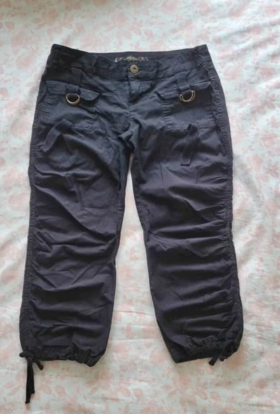 Garage Black Cargo Women's Low Rise Suze 5 Pants
