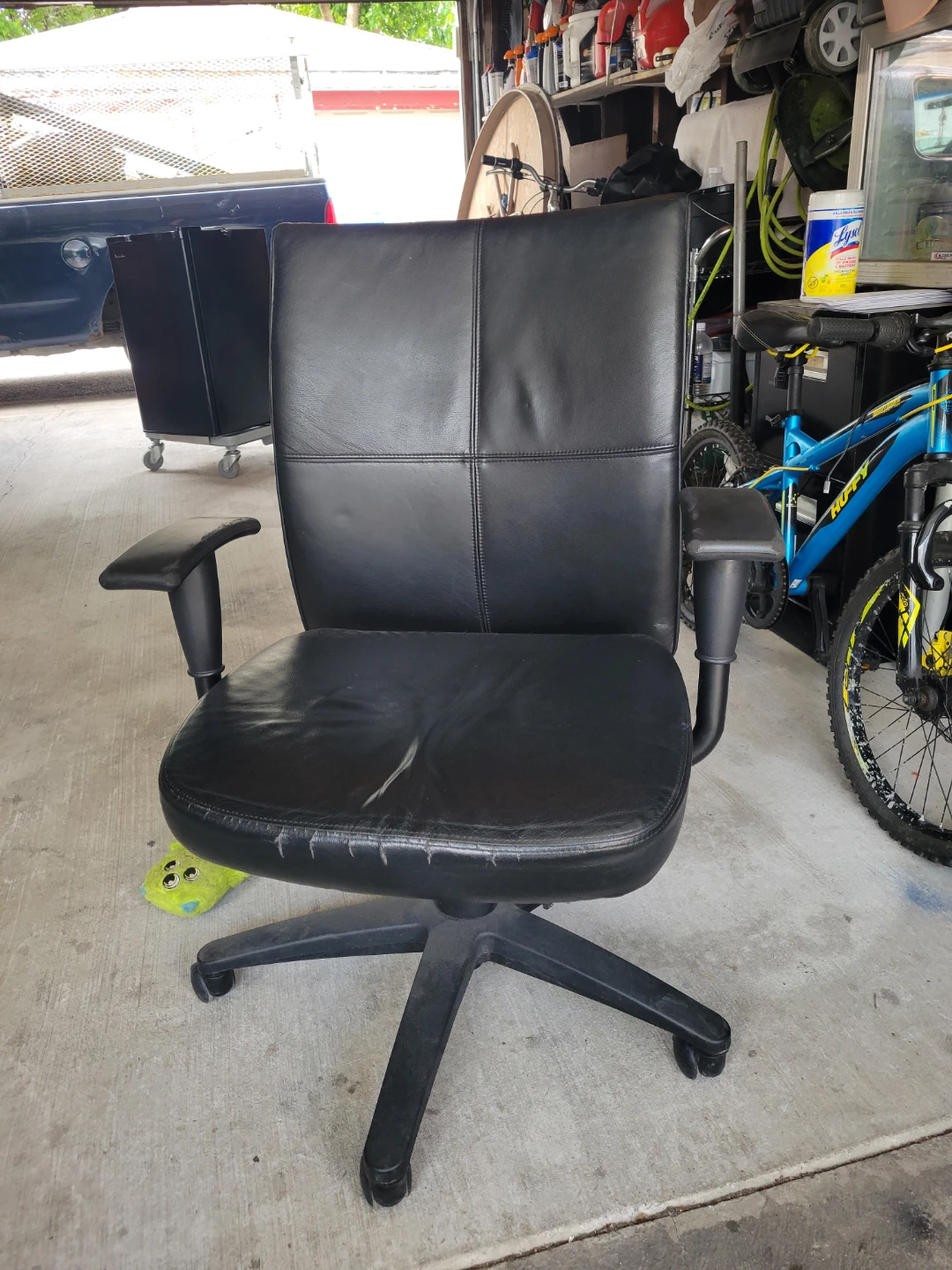Black Leather Office Chair