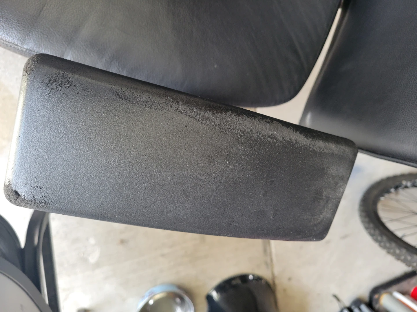 Black Leather Office Chair - photo 4