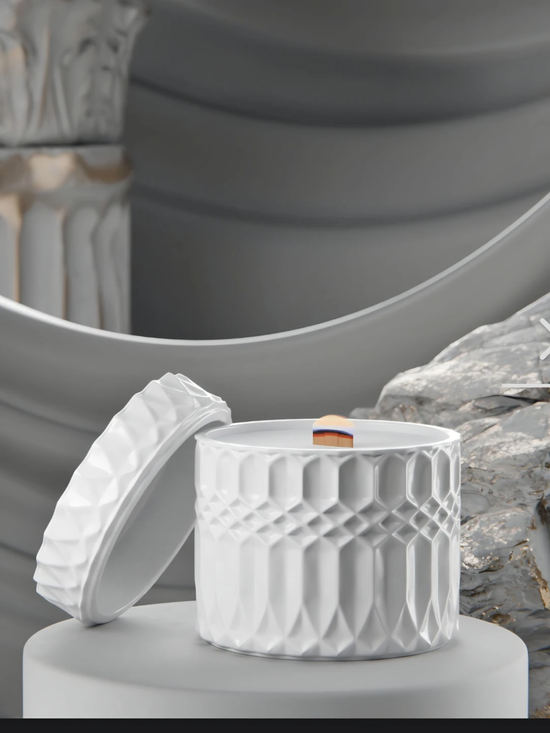 7 oz posh™ candle vessel & lid - photo 4
