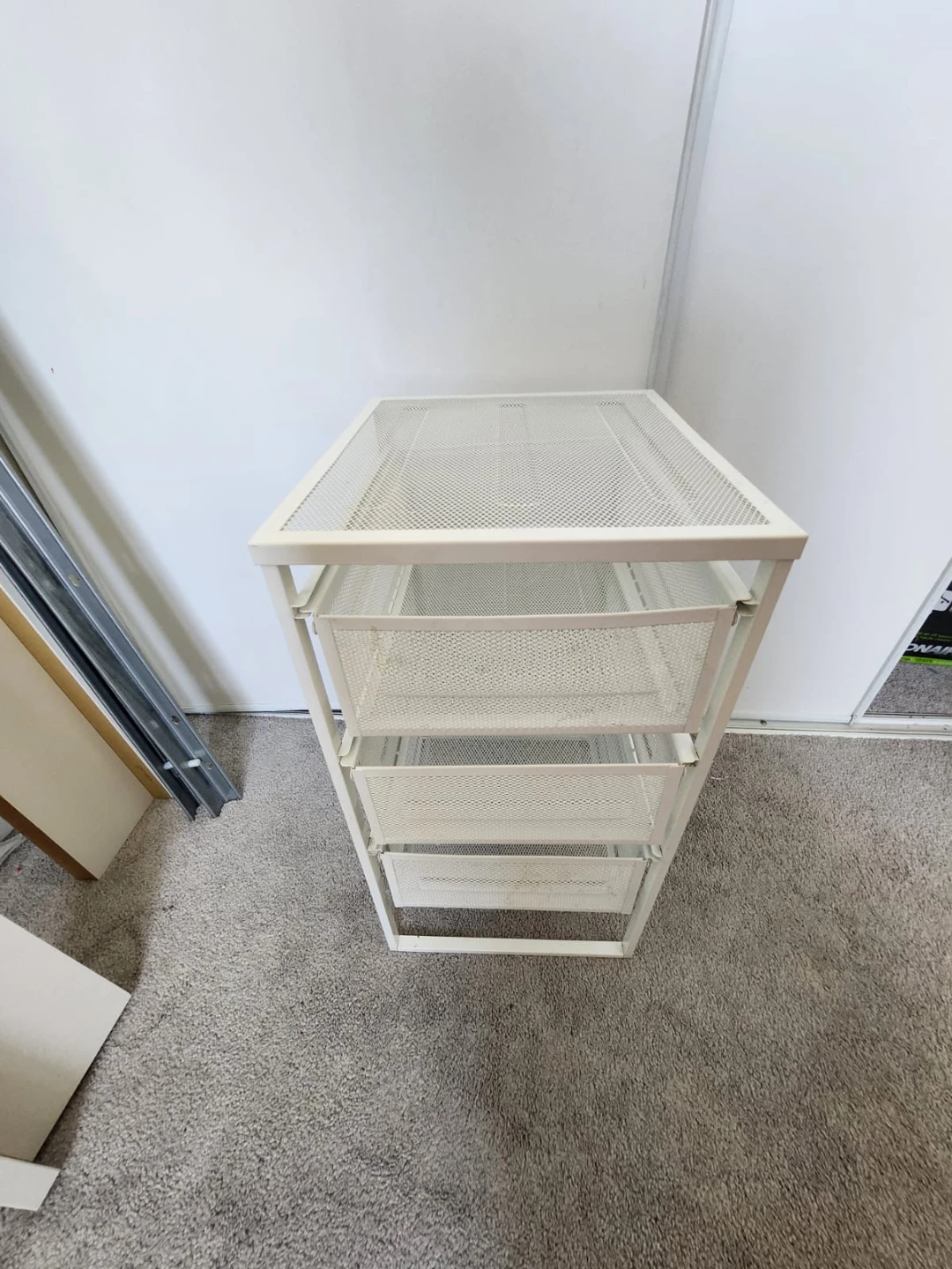 IKEA LENNART White 3-Drawer Storage Unit