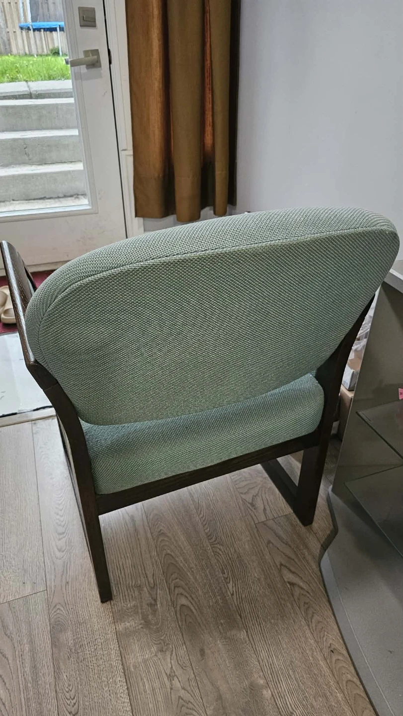 Armchair Accent Chair with Wooden Frame - photo 2