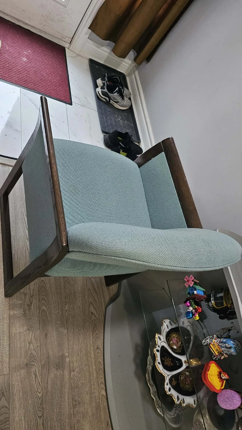 Armchair Accent Chair with Wooden Frame - photo 3