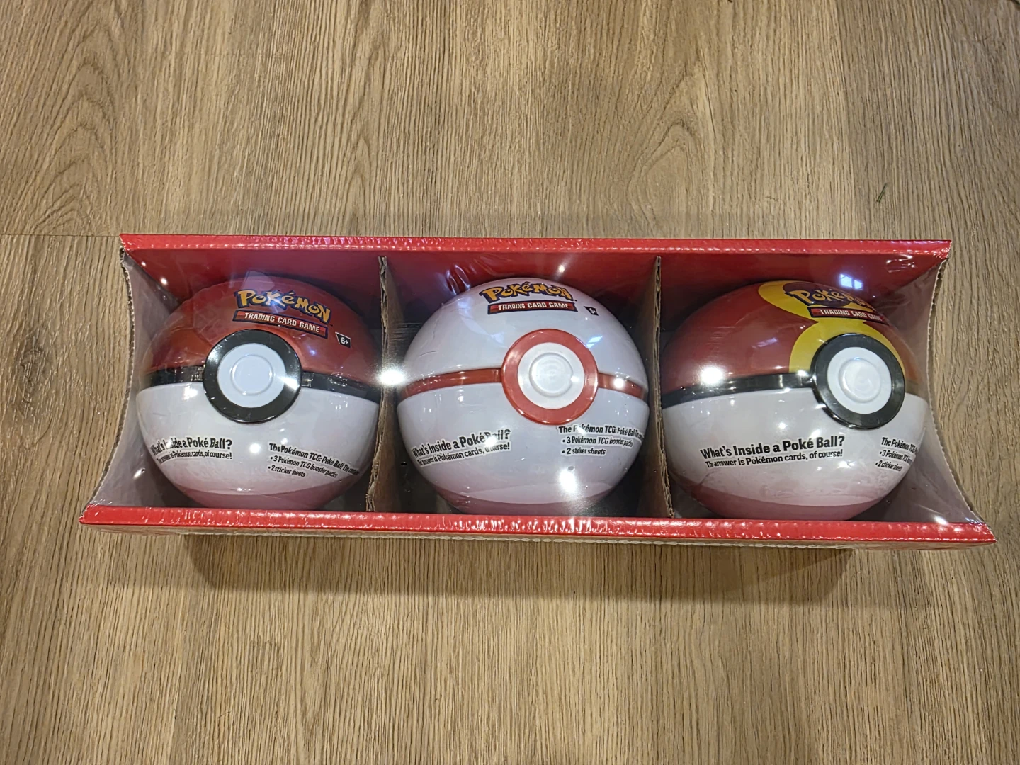 Pokémon Trading Card Game Poké Ball 3-Pack