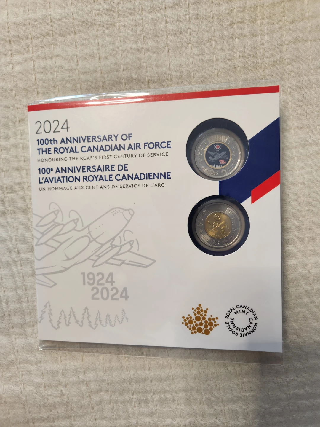 2024 Royal Canadian Air Force 100th Anniversary Coin Set