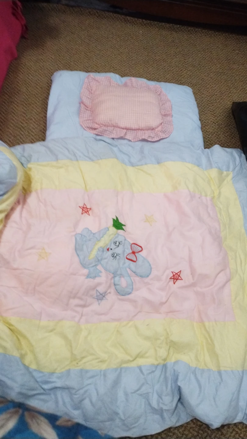 Baby Crib Bedding Set with Bunny