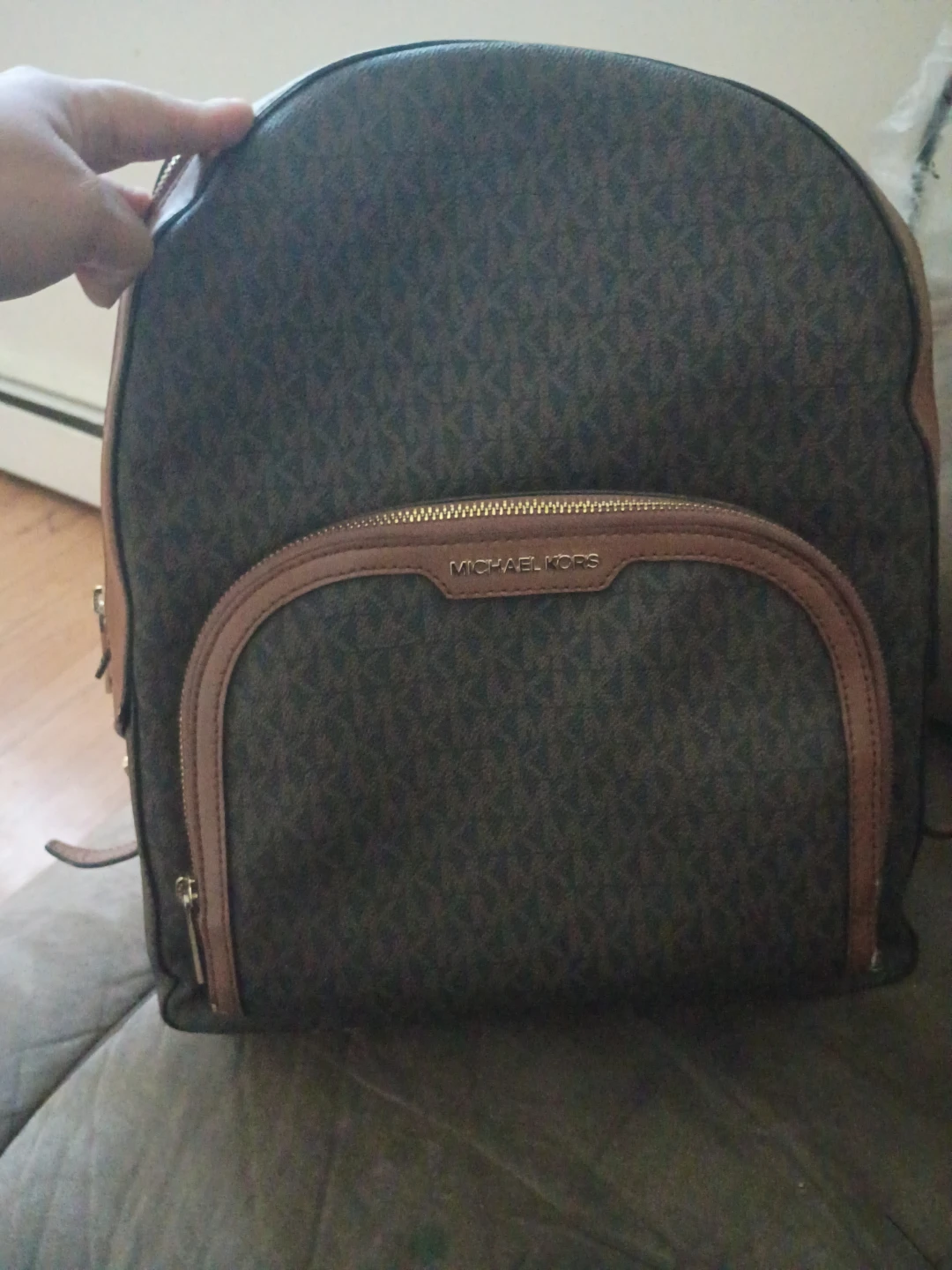 Michael Kors Signature Pattern Backpack