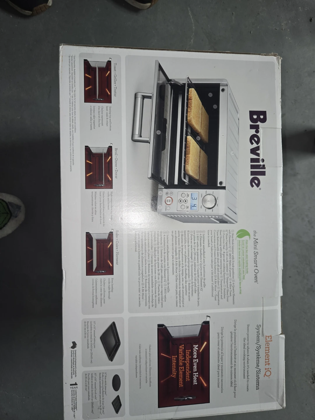 Breville the Mini Smart Oven Element IQ Toaster Oven - photo 4